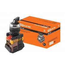 Переключатель АLС-22 черный с длинной рукояткой на 2 фиксир.положения I-O 1з+1р   SQ0703-0008  TDM