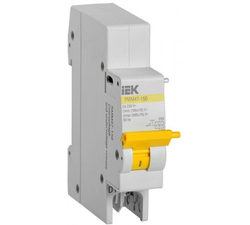 Расцепитель минимально и максимального напряжения РММ47-150 на DIN-рейку для ВА47-150 IEK  MVA50D-RMM  IEK