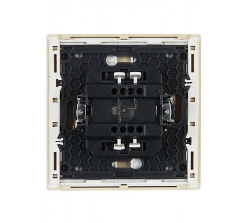 FORTE&PIANO Выключатель 1-клавишный проходной с индикацией 10А FP404 ваниль  FP-V12-1-10-1-K10  IEK