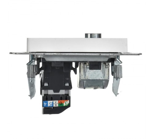 BRITE Розетка двойная TV+RJ45 кат.5E РТВ/РК12-БрАБ арктический белый   BR-AK20-1-K91  IEK