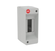 Щиток настенный, ral 7035, без крышки, 2мод. (ВхШхГ) 55х135х80 IP20  82002  DKC