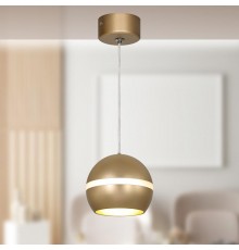 Светильник подвесной (подвес) PL21 GD GX53 потолочный цилиндр золотой  Б0058506  ЭРА
