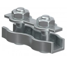 Зажим троса дюплекс 2мм  CLP1P-ZTVD-2  IEK