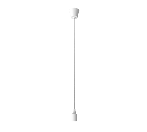 Светильник подвесной шнур под лампу Decor PL012 белый E27, 1 м, 1/40  PL012  Gauss