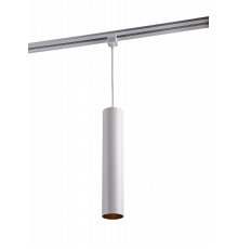 Светильник светодиодный трековый однофазный PTR 2310 10w 4000K 30° WH 400мм на подвесе 1м IP40  .5031500  Jazzway