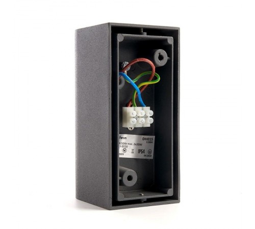 Светильник садово-парковый DH015, 2*GU10 230V, черный  11883  Feron