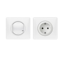 Пакет для управления быт. электроприборами Celiane (Умн. розетка с/з 16А 230В+Умн. беспроводн. 1-кл. выкл.) бел. Netatmo  067641  Legrand