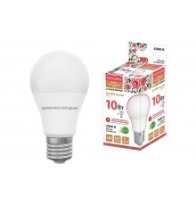 Лампа светодиодная НЛ-LED-A55-10 Вт-230 В-3000 К-Е27, (55х98 мм), Народная  SQ0340-1508  TDM