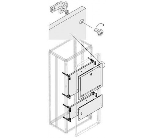Комплект уст.ОТ 1000/1250/1600 W=800мм1STQ007442A0000  ABB