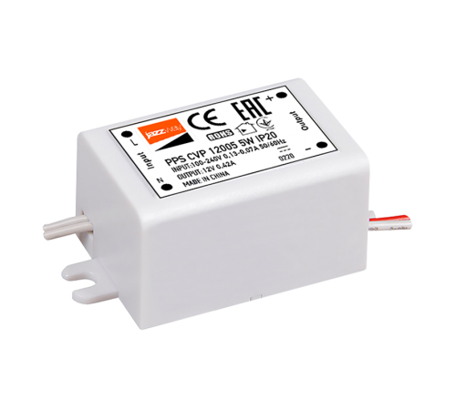 Драйвер для светодиодной ленты LED PPS CVP 12005 5Вт 12В IP20  1032423  Jazzway