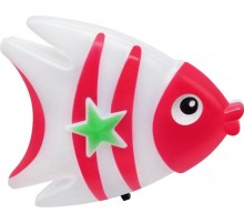 Ночник светодиодный NLA 05-FR РЫБКА красная с выключателем 230В  4690612029047  IN HOME