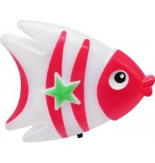 Ночник светодиодный NLA 05-FR РЫБКА красная с выключателем 230В  4690612029047  IN HOME