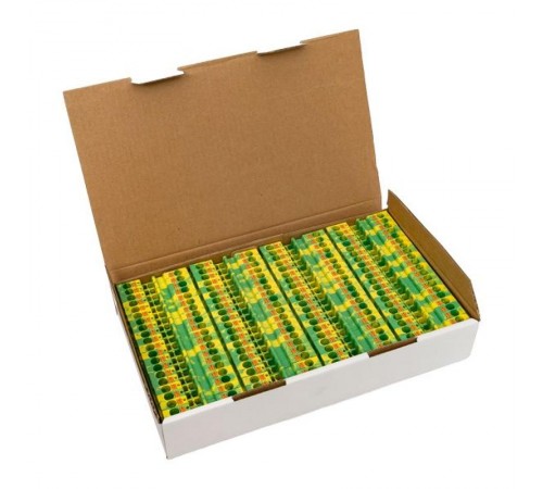 Клеммная колодка пружинная 4 Push-in земля PIT-4-pe  EKF