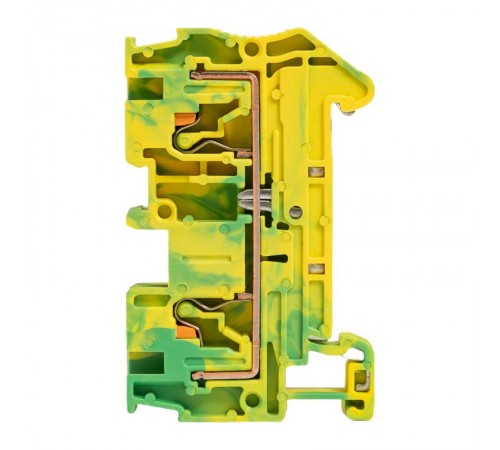 Клеммная колодка пружинная 4 Push-in земля PIT-4-pe  EKF