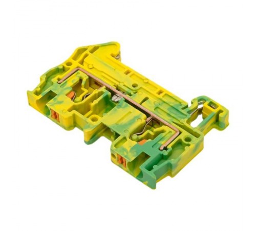Клеммная колодка пружинная 4 Push-in земля PIT-4-pe  EKF