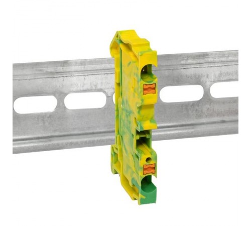 Клеммная колодка пружинная 4 Push-in земля PIT-4-pe  EKF
