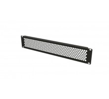 BPD-2-RAL9005 Фальш-панель перфорированная на 2U, цвет черный (RAL 9005)  483504  Hyperline