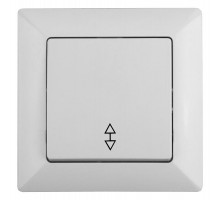 Переключатель Intro Solo 4-103-01 одноклавишный 10А-250В, IP20, СУ, белый  Б0053575  Intro