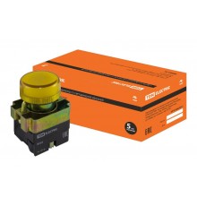 Лампа BV65 матрица d22 мм желтый  SQ0702-0047  TDM