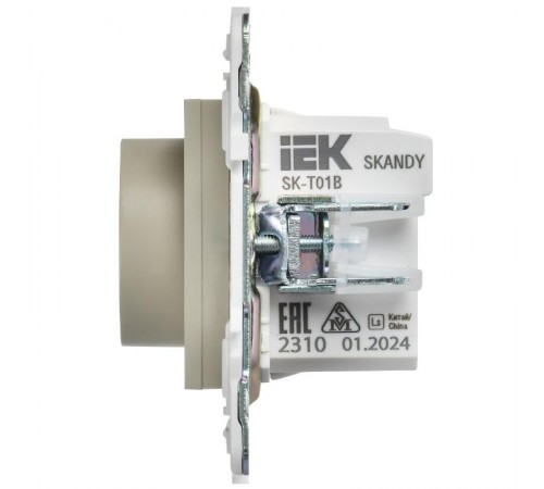 SKANDY Термостат электронный с индикацией SK-T01B бежевый   SK-RT11-K10  IEK