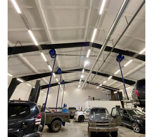 Светильник для 2х LED ламп Т8, цоколь 2*G13, ДПО 11-2х10-001, 642мм, IP40  41222  Feron