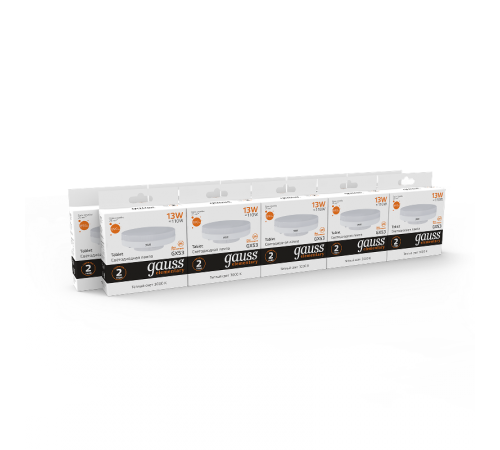 Лампа светодиодная LED Elementary 13Вт 3000K GX53 890lm  83813  Gauss