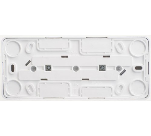 Этюд Белый О/У Розетка 3-ая с заземлением без шторок 16А 250B  PA16-011B  SE