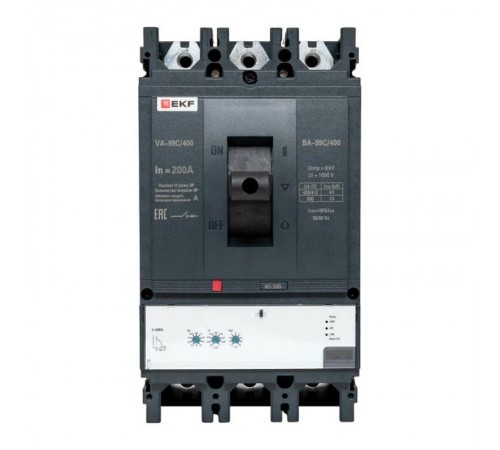 Выключатель автоматический ВА-99C 400/200А 3P 45кА EKF PROxima  mccb99C-400-200  EKF