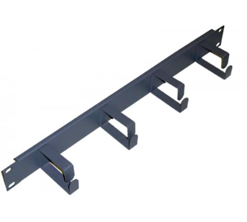 ITK 19" металлический каб. органайзер 4 кольца, серый  CO35-1M4R  ITK