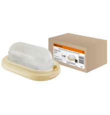 Светильник пылевлагозащищенный под лампу для ЖКХ НПБ1201 сосна овал 100Вт IP54  SQ0303-0428  TDM