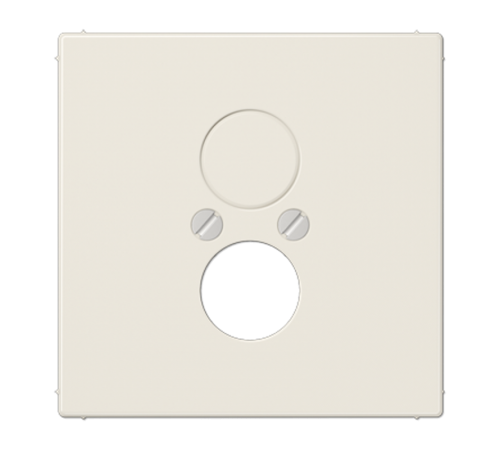 Крышка для 2-х гнезд (разъемов для громкоговорителей); слоновая кость  LS962  Jung