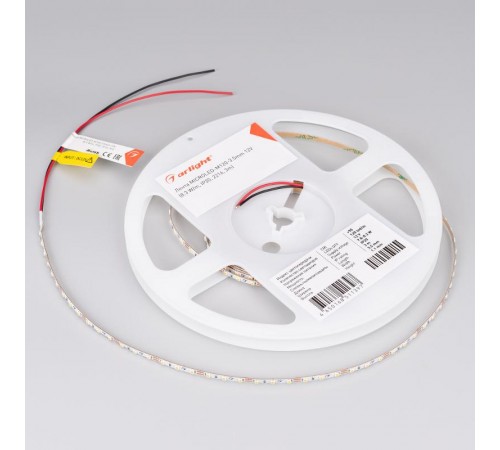 Лента светодиодная MICROLED-M120-3.5mm 12V Warm3000 (8.3 W/m, IP20, 2216, 3m) (arlight, узкая)  033119  Arlight