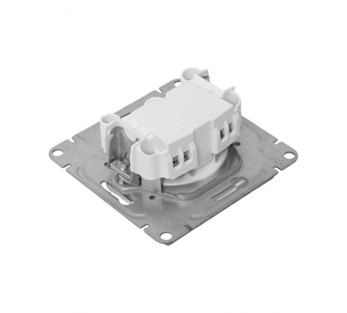 Механизм розетки, 16А, без заземления, без шторок, алюминий Эпика EKF  UP1-SOA-100  EKF