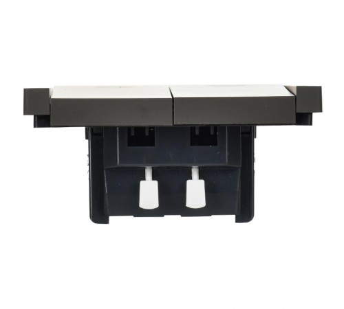 FORTE&PIANO Выключатель жалюзи 10А FP311 серый  FP-V15-0-10-1-K03  IEK