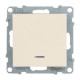 SUNO Выключатель 10АХ 250В с подсветкой/индикацией. Безвинтовые зажимы. Цвет "Слоновая кость"  721211  Legrand