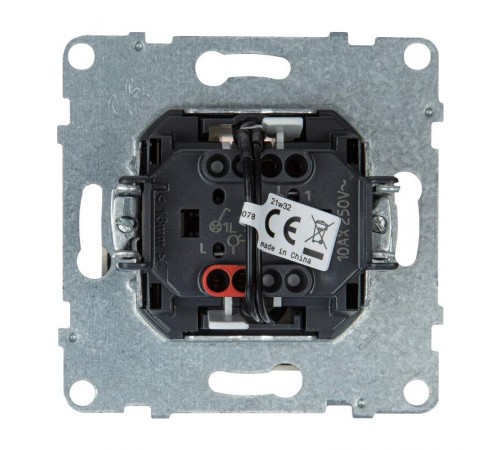 SUNO Выключатель 10АХ 250В с подсветкой/индикацией. Безвинтовые зажимы. Цвет "Слоновая кость"  721211  Legrand