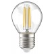 Лампа светодиодная G45 шар прозрачная 5Вт 230В 4000К E27 серия 360°  LLF-G45-5-230-40-E27-CL  IEK