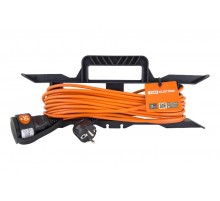 Удлинитель-шнур силовой на рамке УШ6  (штепс. гнездо, 50м ПВС 2х0,75)  SQ1302-0308  TDM