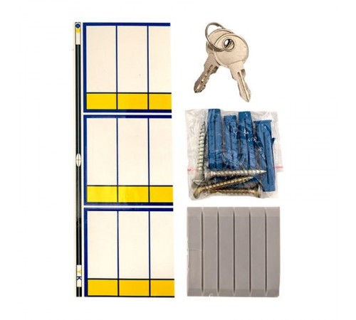 Щит учетно-распределительный встраиваемый ЩРУВ 3/12 с окном (ВхШхГ) 540х340х160мм IP31 PROxima  mb13-3/12  EKF