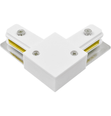 Коннектор для накладного шинопровода PTR CL-WH белый L-образный  5010840  Jazzway