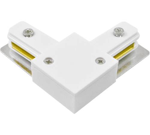 Коннектор для накладного шинопровода PTR CL-WH белый L-образный  5010840  Jazzway