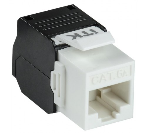 Модуль Keystone Jack кат. 6A UTP без инстр. 180 град.  CS1-1C6AU-T2  ITK