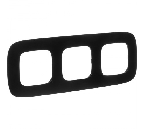 Valena ALLURE Матовый черный Рамка 3-ая  754403  Legrand