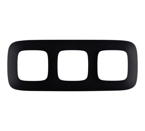 Valena ALLURE Матовый черный Рамка 3-ая  754403  Legrand