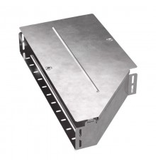 Переходник левый с крышкой Стандарт 600х400х100   PR16.0705  Промрукав