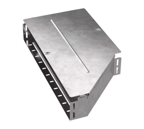 Переходник левый с крышкой Стандарт 600х400х100   PR16.0705  Промрукав