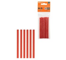 Клеевые стержни универсальные красные, 7 мм x 100 мм, 6 шт, "Алмаз"  SQ1024-0504  TDM