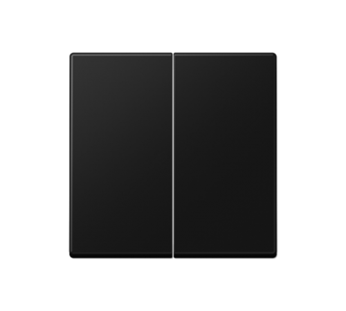 Клавиша для KNX кнопки, 2 группы; термопласт; черный матовый  A102BFSWM  Jung