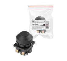 Выключатель кнопочный КЕ 081-У1-исп.1, черный, 2з, 10A, 660B, IP66  SQ0753-0026  TDM