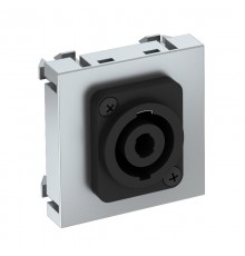 Мультимедийная рамка Speakon Modul45 (серебристый) (MTG-SON S AL1)  6105274  OBO Bettermann